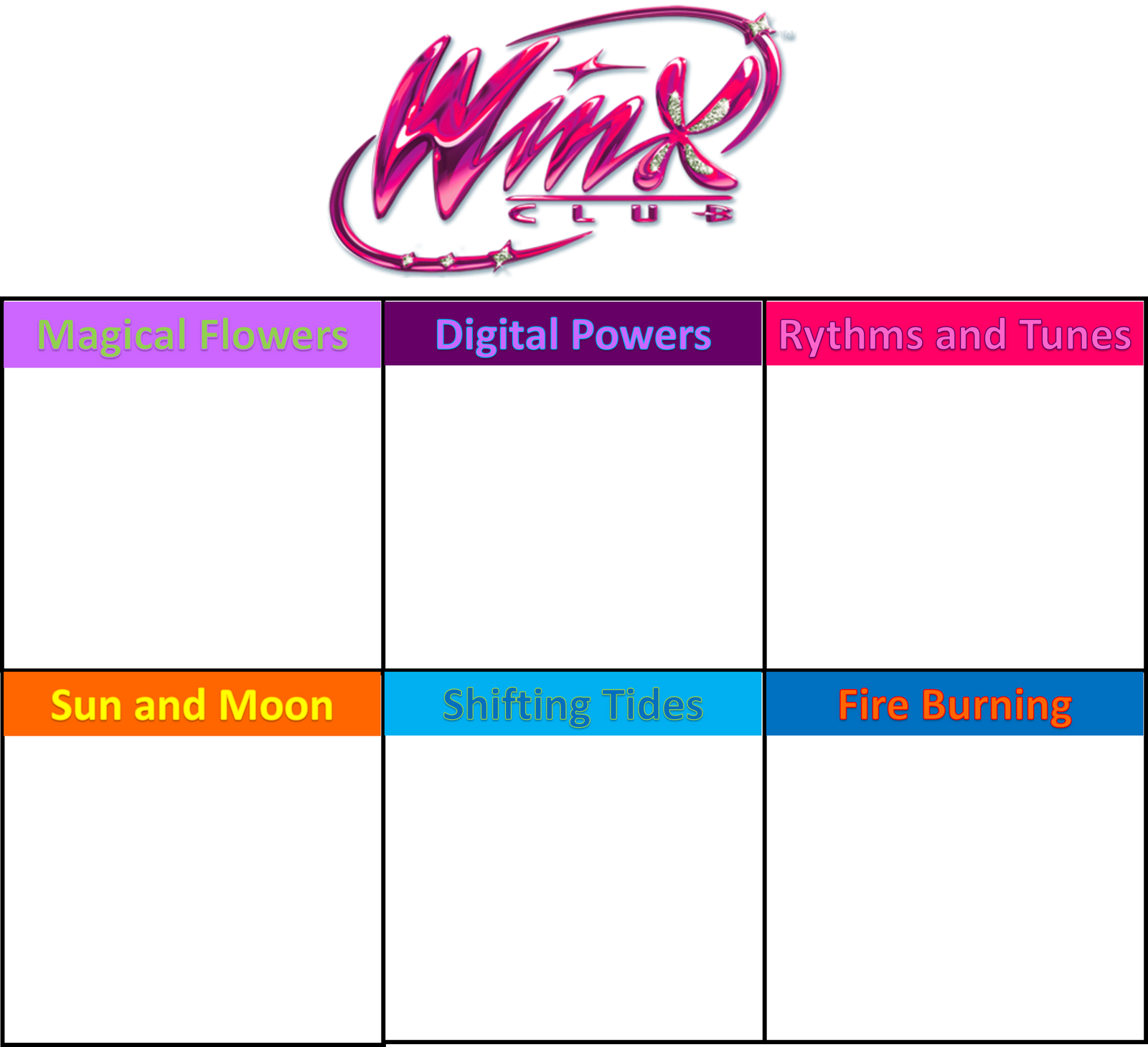 Winx Club Blank Meme Template