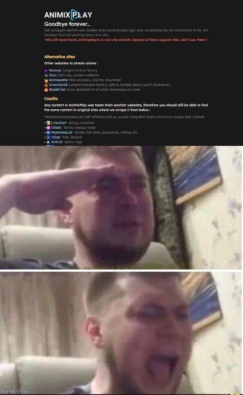 goodbye... old friend... | made w/ Imgflip meme maker