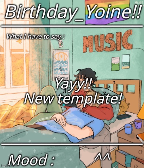 Can’t be used until January tho. ;-; | Yayy!! New template! ^^ | made w/ Imgflip meme maker