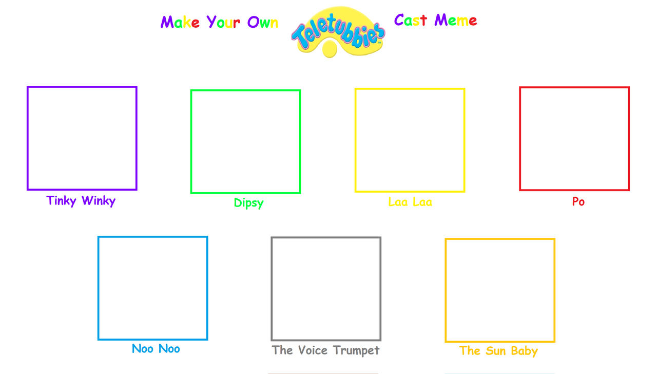 Teletubbies Blank Meme Template