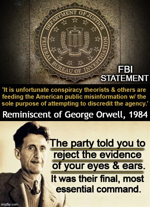 The "Written Truth" is Now Conspiracy Theory? | image tagged in politics,fbi,compromised,dirty,censorship,the truth | made w/ Imgflip meme maker