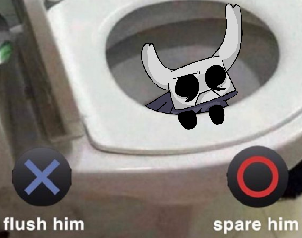 High Quality Flush or spare Zote Blank Meme Template