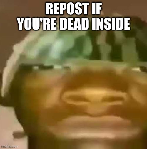 shitpost | REPOST IF YOU'RE DEAD INSIDE | image tagged in shitpost | made w/ Imgflip meme maker