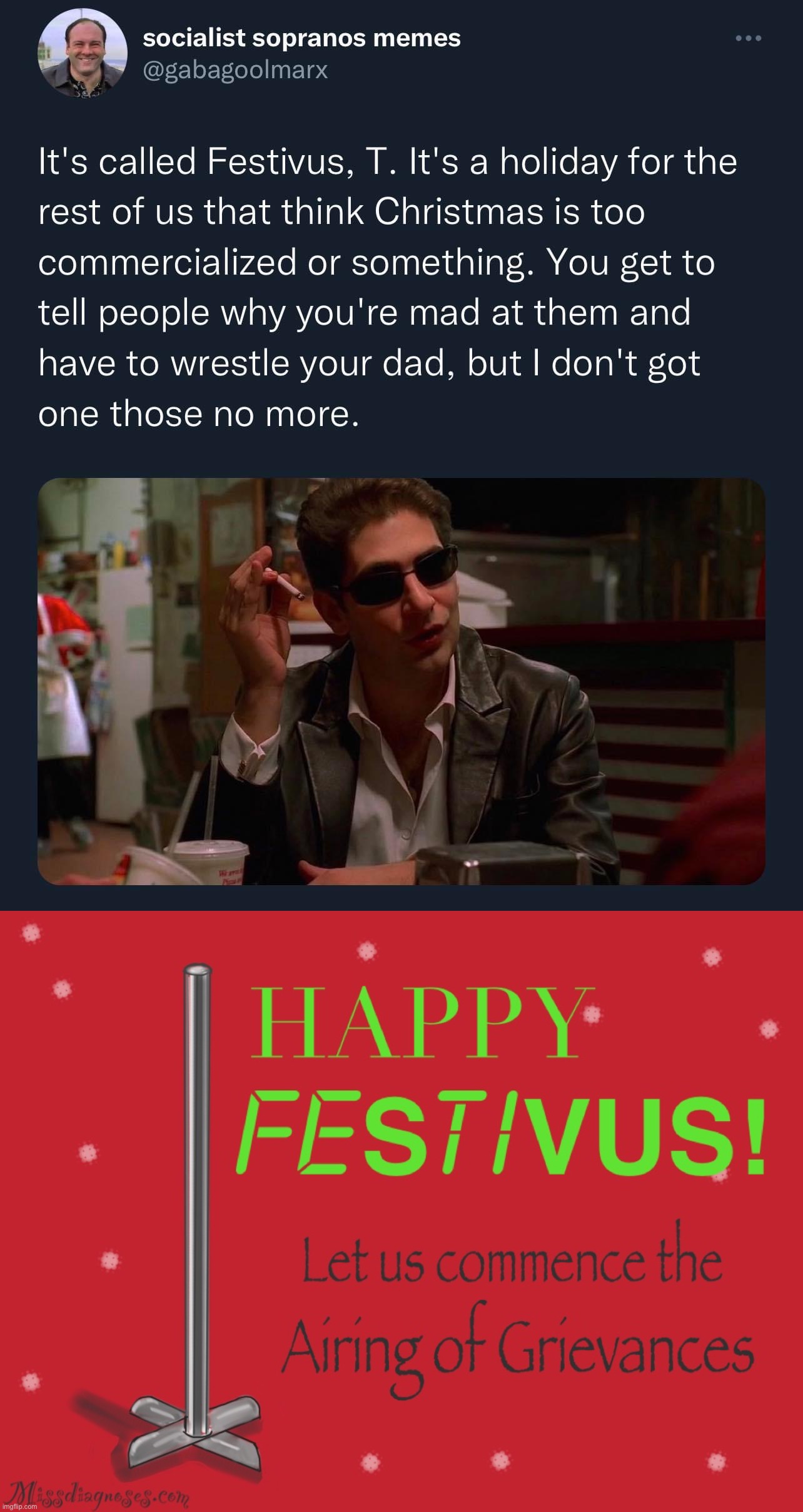 By Vice-Presidential decree, this meme is declared a Safe Space for the airing of grievances on a special day such as this. | image tagged in festivus airing of grievances,festivus,airing,of,grievances,safe space | made w/ Imgflip meme maker
