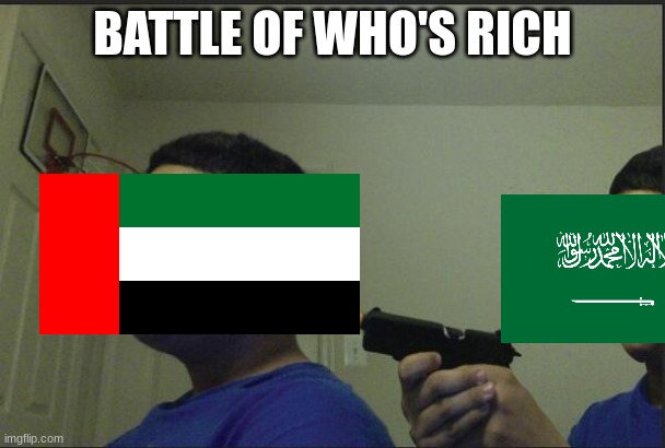 Trust Nobody, Not Even Yourself | BATTLE OF WHO'S RICH | image tagged in trust nobody not even yourself | made w/ Imgflip meme maker