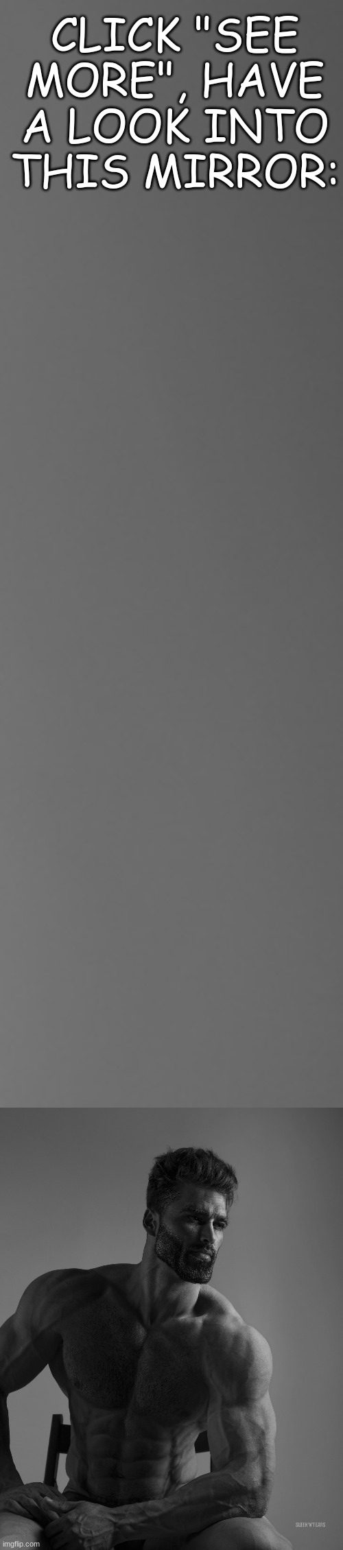 Check out the mirror :) | CLICK "SEE MORE", HAVE A LOOK INTO THIS MIRROR: | made w/ Imgflip meme maker