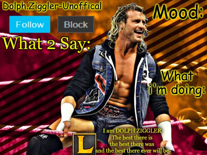High Quality LucotIC's DOLPH ZIGGLER announcement temp (14#) Blank Meme Template
