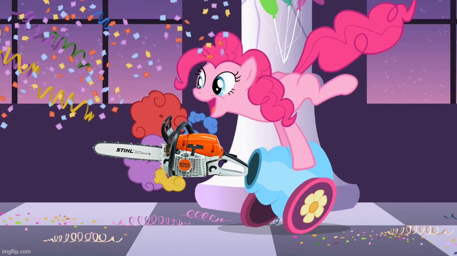 Pinkie Pie's party cannon explosion | image tagged in pinkie pie's party cannon explosion | made w/ Imgflip meme maker