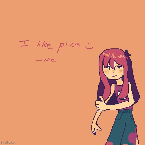 I like piza | made w/ Imgflip meme maker