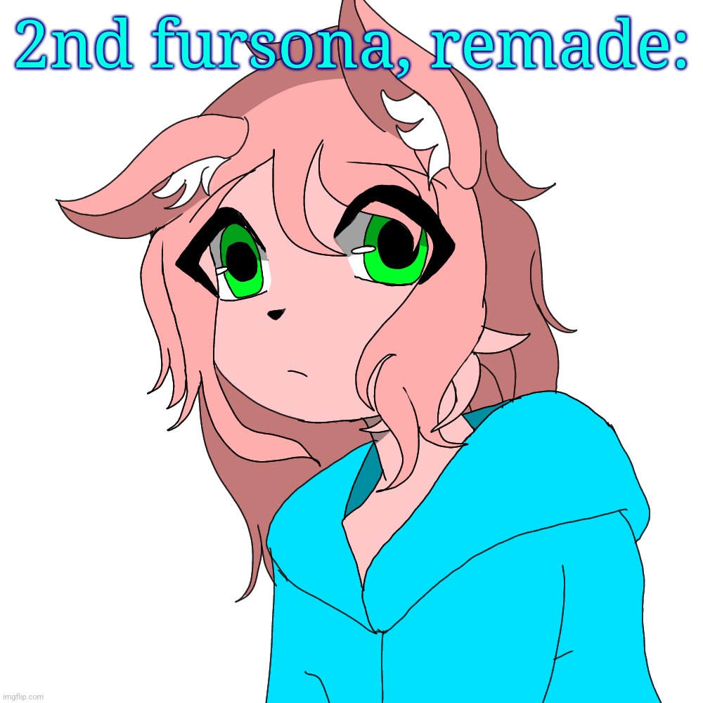 2nd fursona, remade: | made w/ Imgflip meme maker