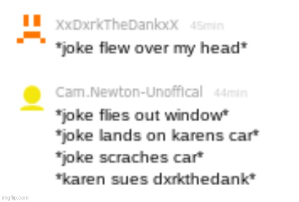 When the joke flies over your head | made w/ Imgflip meme maker