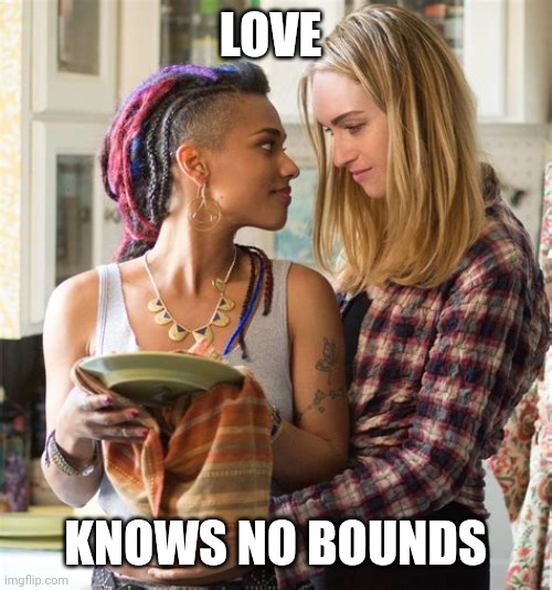 Love baby don't hurt baby don't hurt me  | LOVE; KNOWS NO BOUNDS | made w/ Imgflip meme maker