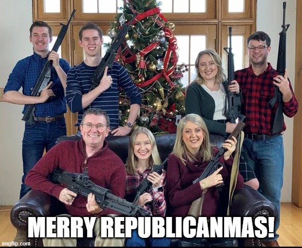 Bear Arms | MERRY REPUBLICANMAS! | image tagged in politics | made w/ Imgflip meme maker