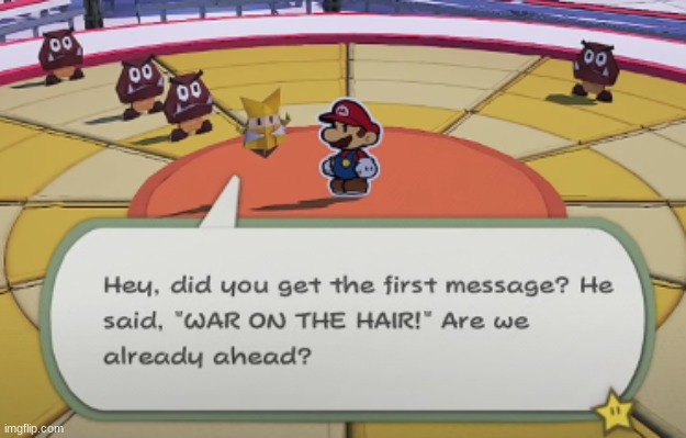 war on the hair | made w/ Imgflip meme maker