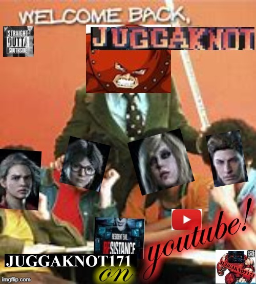 welcome back kott... I Mean Juggaknot! | image tagged in resident evil,juggernaut | made w/ Imgflip meme maker