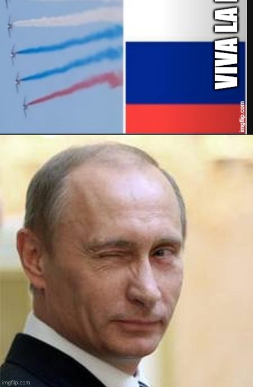 image tagged in putin winking | made w/ Imgflip meme maker