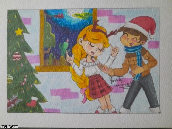 Christmas is Getting Close! | image tagged in svtfoe,christmas,memes,star vs the forces of evil,starco,fanart | made w/ Imgflip meme maker