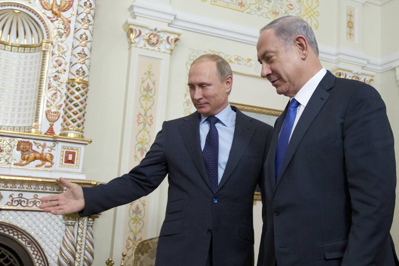 putin and netanyahu Blank Meme Template