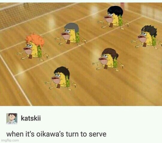 A | image tagged in haikyuu | made w/ Imgflip meme maker