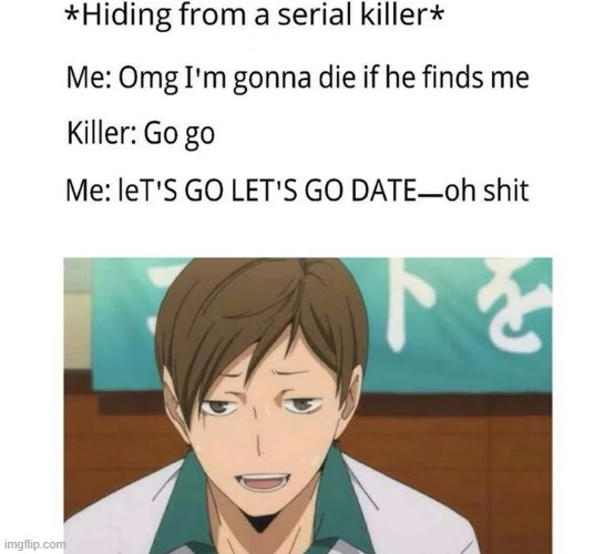 This got into my head forever | image tagged in haikyuu | made w/ Imgflip meme maker