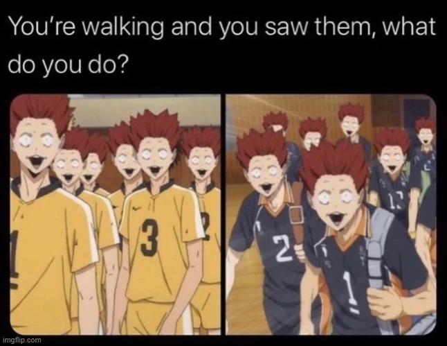Not to be rude, but this is literally the OC stream in a nutshell | image tagged in haikyuu | made w/ Imgflip meme maker
