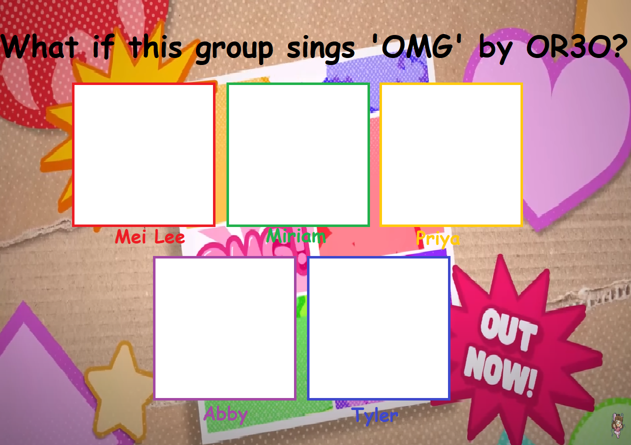 High Quality Group OMG From Turning Red Blank Meme Template