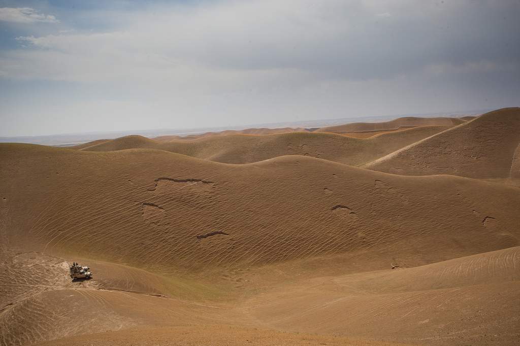 Afghanstan Desert background Blank Meme Template