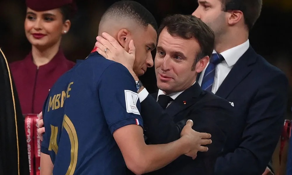 Macron Mbappé Blank Template Imgflip