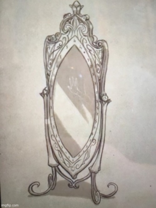 Spooky Mirror: +6 knowledge, -10 likability, +Aaravos simps gathering at your house | made w/ Imgflip meme maker