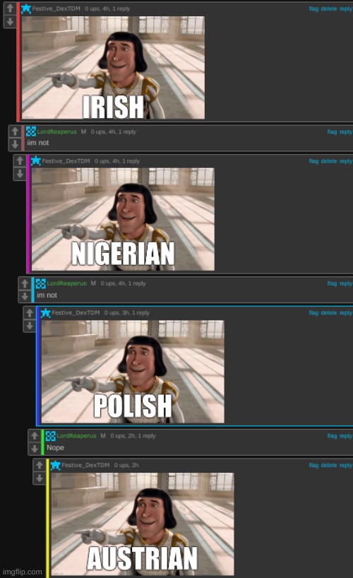 image tagged in comments,shitpost,nigeria,polish,austria,irish | made w/ Imgflip meme maker