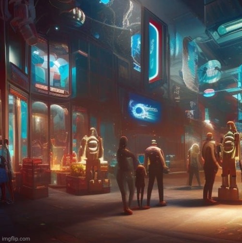 Just some people looking for some U-Droids to buy. | made w/ Imgflip meme maker