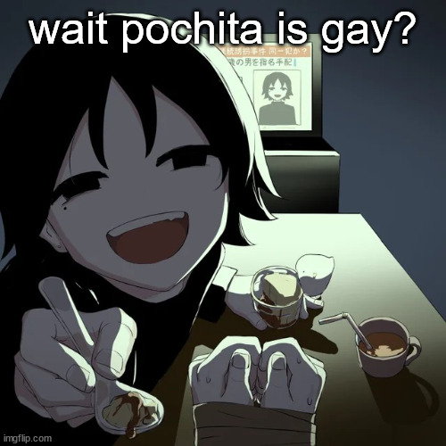 avogado6 | wait pochita is gay? | image tagged in avogado6 | made w/ Imgflip meme maker