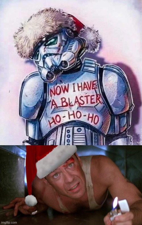 He Messed Up | image tagged in die hard christmas | made w/ Imgflip meme maker