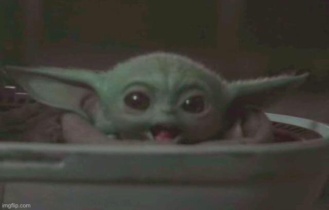 Baby Yoda Surprised | image tagged in baby yoda surprised | made w/ Imgflip meme maker