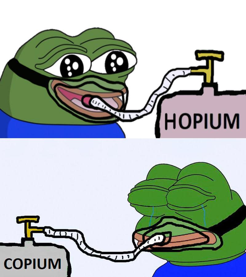 Hopium / Copium Blank Meme Template