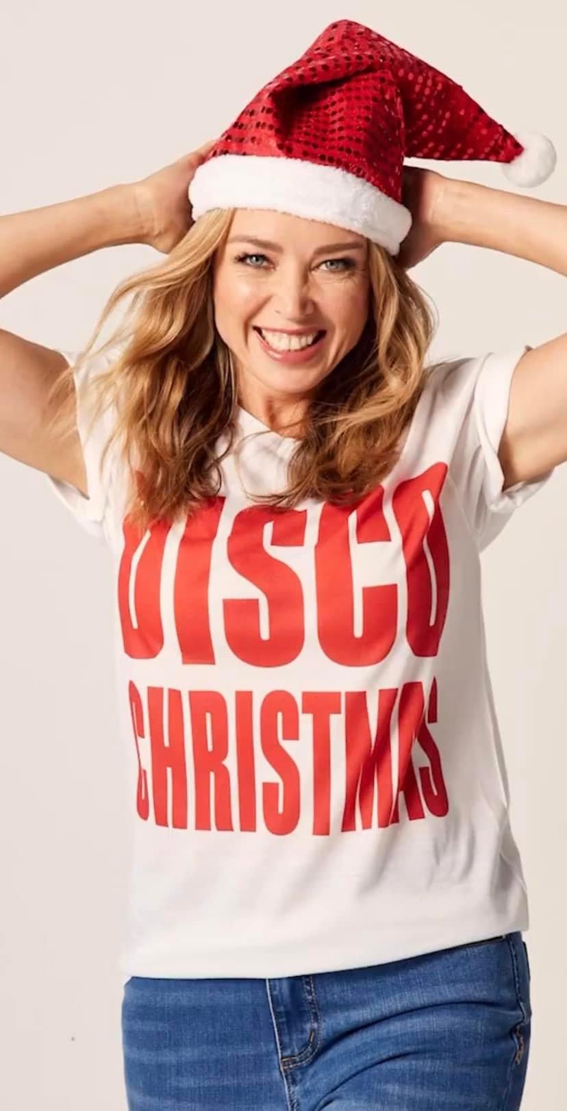 High Quality Dannii Minogue disco Christmas Blank Meme Template