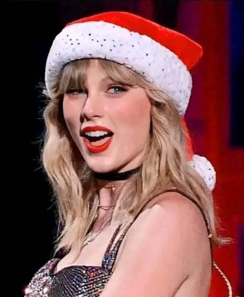High Quality Taylor Swift Christmas Blank Meme Template