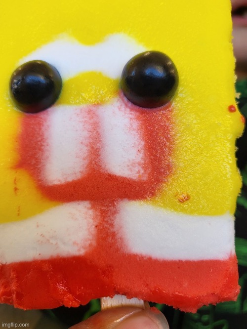 look at my awesome spongbob popsicle | made w/ Imgflip meme maker