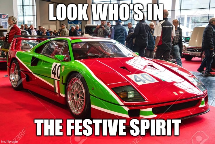 LOOK WHO'S IN; THE FESTIVE SPIRIT | made w/ Imgflip meme maker