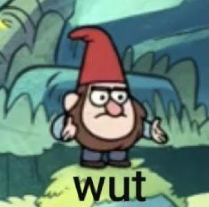 High Quality Wut gnome Blank Meme Template
