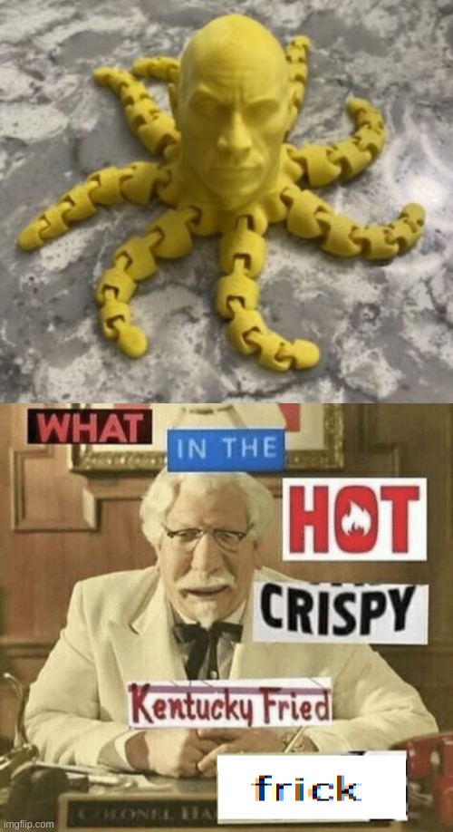 }Insert Creative Title Here{ | image tagged in what in the hot crispy kentucky fried frick | made w/ Imgflip meme maker