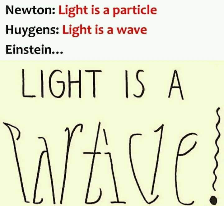 light wave particle meme