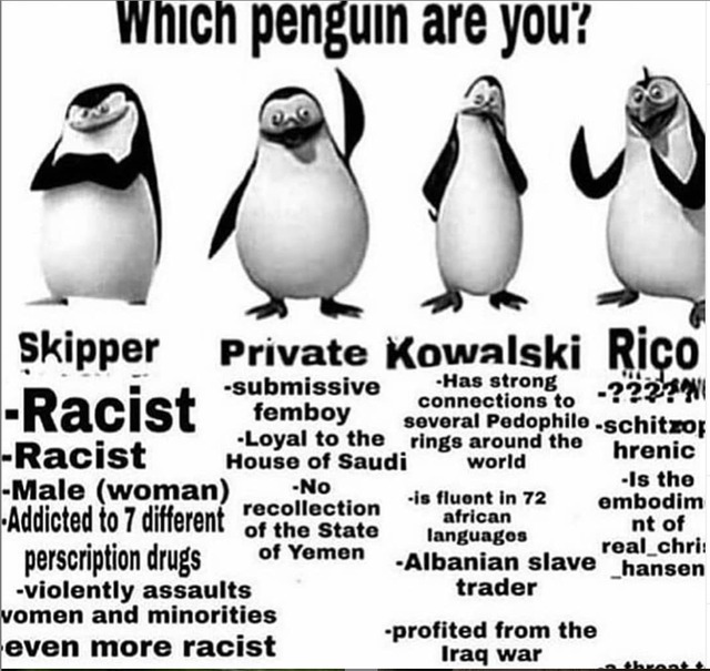 Which penguin are you? Blank Meme Template