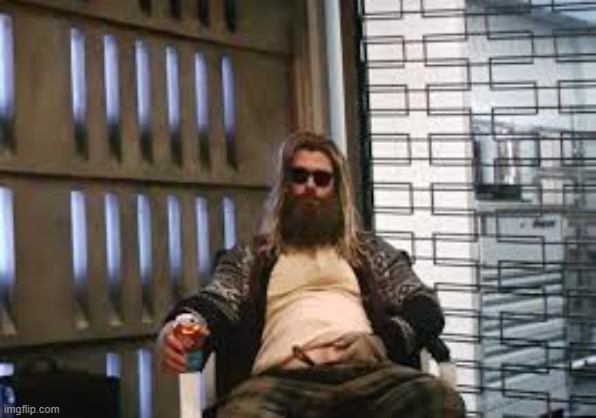 Fat Thor | image tagged in fat thor | made w/ Imgflip meme maker