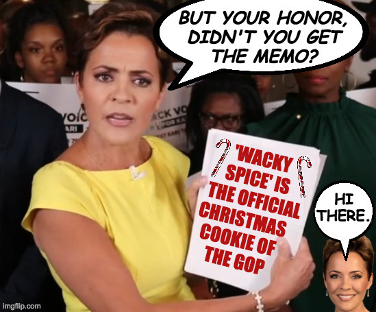 How did some African prince not snap this woman up? | image tagged in memes,kari lake look at this,wacky spice,gop,crazy republicans | made w/ Imgflip meme maker