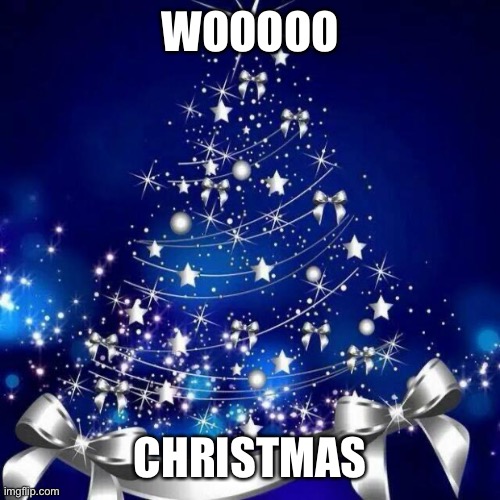 Merry Christmas | WOOOOO; CHRISTMAS | image tagged in merry christmas | made w/ Imgflip meme maker