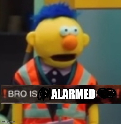 Flabbergasted Yellow Guy | ALARMED | image tagged in flabbergasted yellow guy | made w/ Imgflip meme maker