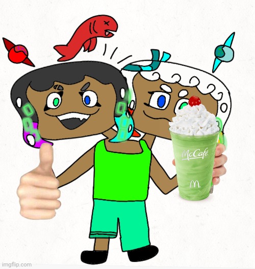 Fin & guppie ( smol ) | image tagged in fin guppie smol | made w/ Imgflip meme maker