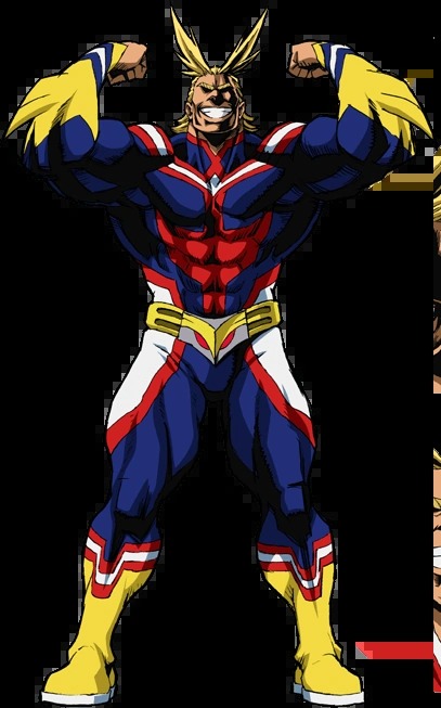 All Might hero pose Blank Meme Template