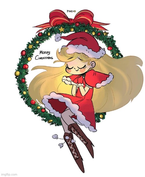 Message to my Fellow imgflippers :) | image tagged in svtfoe,star vs the forces of evil,fanart,star butterfly,christmas,memes | made w/ Imgflip meme maker